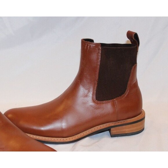 Nisolo Women's Carmen Leather Chelsea Boots Brandy NWOB $250 - Picture 4 of 7